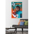 thumbnail image 4 of NFL Miami Dolphins - Jaylen Waddle 21 Wall Poster with Wooden Magnetic Frame, 22.375" x 34", 4 of 6