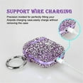 thumbnail image 4 of Decase Airpods Case Cover 2&1,Luxury Bling Glitter Full Protective Case with Keychain for Apple AirPods 1st 2nd Generation Charging Case,Shockproof AirPod Case for Women Girls,Silver, 4 of 5