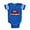 Royal Blue, variant on CafePress - Cute Crabby - Cute Infant Baby Football Bodysuit