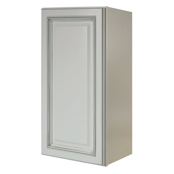 Sunny Wood Rlw1530-A Riley 15" Wide X 30" High Single Door Wall Cabinet - White