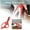 Red, variant on Multipurpose Kitchen Scissors 2 in 1 Wash Scissors with Brush Stainless Steel Heavy Duty for Seafood Meat Vegetables Green
