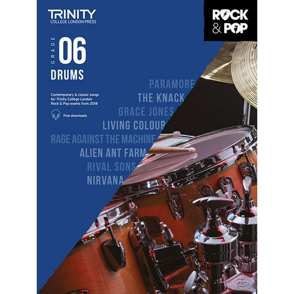 Trinity Rock & Pop 2018 Drums: Grade 6, (Paperback)