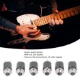 thumbnail image 4 of Audio Socket, Metal Plastic 6 Pcs Widely Compatible 6.35mm Guitar Input Jack  For Equalizer, 4 of 8