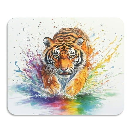 

Diatom Mud Drain Pad 23.6x19.7 Inch Dish Drying Mats Magical Mat Magic Mat Kitchen Drain Mat Coffee Drain Mat Table Drain Mat Rainbow Cute Tiger