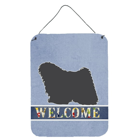 Carolines Treasures BB5567DS1216 Puli Welcome Wall or Door Hanging Prints
