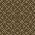 thumbnail image 1 of Ahgly Company Indoor Square Patterned Light Brown Area Rugs, 5' Square, 1 of 6