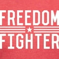 thumbnail image 3 of CafePress - Freedom Fighter Women's Dark T Shirt - Womens Tri-blend T-Shirt, 3 of 4