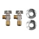 thumbnail image 2 of Brass ball core angle valve large flow triangle valve water heater, 2 of 5