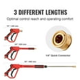 thumbnail image 6 of BENTISM High Pressure Washer Gun 4000PSI Power Washer Wand w/ Extention Lance, 6 of 9