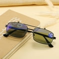 Mens Foldable Portable Flip Up Reading Glasses Fashion Travel Tinted