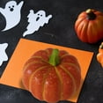 thumbnail image 5 of Halloween Pumpkin Decor Indoor - Artificial Orange Foam Pumpkins for Fall Thanksgiving Decorations - Lightweight Tabletop Mantle Kitchen Wedding Party Harvest Autumn Home Decor, 5 of 6