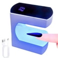 thumbnail image 1 of LNGOOR 1pc Portable 24W Mini LED Nail Lamp with Timer for Quick Gel Nail Drying  USB Rechargeable for Travel Manicure Art DIY, 1 of 6