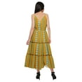 thumbnail image 4 of Moomaya Robe Longue Sans Manches en Coton Décontractée à Bretelles Spaghetti Col en V pour Femmes, 4 of 6