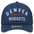 thumbnail image 2 of Men's-New Era  Navy Denver Nuggets Minimalist 9FORTY M-Crown Adjustable Hat, 2 of 6
