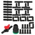 thumbnail image 1 of Irrigation Tee,34Pcs/Set Drip Irrigation Kit Garden Accessories Drip Irrigation Fitting Cutting-Edge Features, 1 of 14