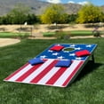 thumbnail image 4 of GoSports Cornhole PRO Regulation Size Bean Bag Outdoor Lawn Game, American Flag, 4 of 10