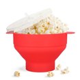 thumbnail image 1 of Microwave Popcorn Popper Bowl Popcorn Bowl Oven Silicone Temperature Resistance Silicone Bucket for 230 Large Capacity for Popcorn Tub 230 degrees Celsius  Large Serving Bowl, 1 of 8