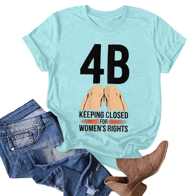 Fiudx Ofertas Flash Del Día Blusa de Manga Corta con Estampado de Moda para Mujer, Divertida Camiseta con Cuello Redondo