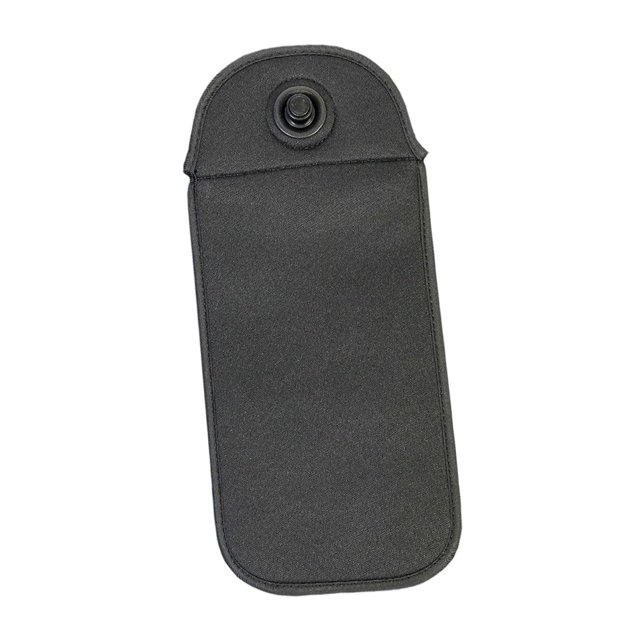 Funda para teléfono móvil, funda con bloqueo de señal, protección de datos, funda blanda antirrastreo para viajes negro