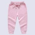 thumbnail image 3 of Akiihool Boy Pant Boys and Women's Casual Cargo Kids Pants with Pockets Trendy Jogger Trousers (Pink,18-24 Months), 3 of 4