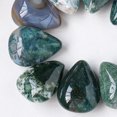 thumbnail image 2 of Adorno de piedra de cristal natural con forma de gota de agua, piedra pulida, joyería artesanal, decoración, 2 of 8