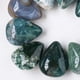 thumbnail image 2 of Adorno de piedra de cristal natural con forma de gota de agua, piedra pulida, joyería artesanal, decoración, 2 of 8