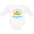 thumbnail image 3 of Inktastic Summer Enjoy the Sunshine Newport Beach Florida in Blue Boys or Girls Long Sleeve Baby Bodysuit, 3 of 5