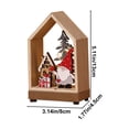 thumbnail image 3 of Ganfancp Colgante Redondo Árbol de Navidad Lazo Rojo Decoración Día de Navidad Decoración de Fiesta Colgante Redondo Decoración de Escena Ofertas Del Día Sólo En Línea 1*Colgante Árbol de Navidad, 3 of 6