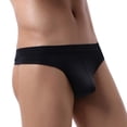 thumbnail image 4 of Summer Code Men's Thong Underwear Elastic Micro Mesh Bikini Briefs, 4 of 7