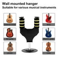 thumbnail image 3 of yeacher Wall-Mounted Gravity Lock Guitar Hook with Circular Iron Base for Guitars and Ukuleles, Durable ABS and Metal Construction, Easy Installation with Included Mounting Accessories, 3 of 6
