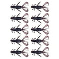 thumbnail image 1 of Wweixi 10pcs Bait Shrimp Realistic Reusable Double-Color Wire Baits Bionic Practical Vivid Sporting Goods Playing Barbed 5#, 1 of 8