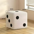 thumbnail image 2 of YOTQUSKI Dice Cube Chair, Ottoman Footrest Stool, Funky Foot Rest Stool, Ottoman Stool Chair for Vanity Living Room, Bedroom & Kid’s Room, 2 of 4