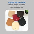 thumbnail image 4 of Funda Con Tapa Para Bolso, Cuero De Microfibra, Bricolaje, Cosida A Mano, Cubierta Con Solapa Magnética, Reemplazo Para Bolso De Mano,, 4 of 7