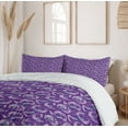 thumbnail image 5 of Ambesonne Floral Duvet Cover Sets, Japanese Wisteria Flowers, 2-Queen, Purple Seafoam, 5 of 6
