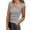 L-64Gray179, variant on Women Tank Top Summer Stylish Stretchy Slim Fit Square Neck Camisole Comfortable Basic Versatile Vest Top For Ladies Daily Wear And Layering,White,S