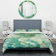 thumbnail image 2 of Designart 'Watercolor Rock II' Geometric Duvet Cover Set, 2 of 4