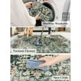 thumbnail image 6 of Wonnitar 4'Round Bohemian Medallion Rug,Oriental Distressed Small Round Area Rug Vintage Washable Entryway Foyer Mat Non-Slip Non-Shedding Low-Pile Sofa Bathroom Carpet, 6 of 6
