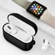 thumbnail image 4 of Funda protectora de silicona para funda AirPods Pro, funda ultrafina resistente a golpes y arañazos para funda de carga AirPods Pro, negro Xemadio 2033034, 4 of 9
