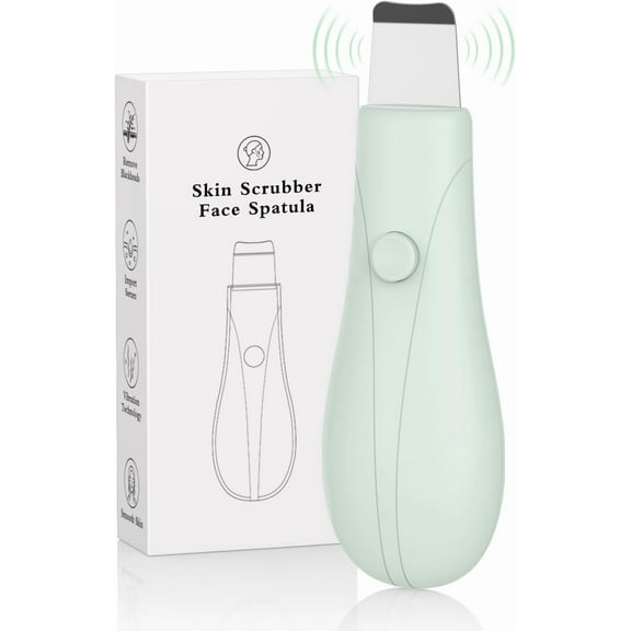 Rongsi Blackhead Remover Tool, Black Head Remover for Face and Nose, Skin Scrubber Face Spatula Deep Pore Cleaner for Daily Skin Care, Skin Care Tools for Men and Women, Whitehead Removal (Green)