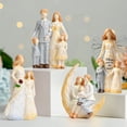 thumbnail image 2 of TNSAWRRYOE Family Resin Figurines Set,Mother Child Sculpture Home Decor,Parent-Kid Angel Statues for Gift, 2 of 6