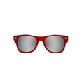 thumbnail image 2 of Gravity Shades Horn-Rimmed Mirror Sunglasses, Red, 2 of 3