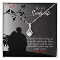 thumbnail image 2 of To My Girlfriend Incredible Woman Alluring Ribbon Necklace Message Card, 2 of 7
