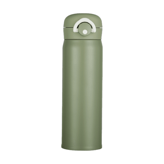 Kyusrd 500Ml Stainless Steel Insulated Travel Mug,Leak-Proof Portable Sports Water Bottle With Easy-Clean Lid