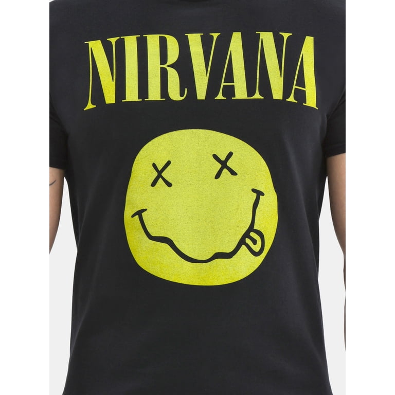 Nirvana Men's Smiley Graphic Tee photo 4