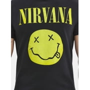 Nirvana Smiley Men's and Big Men's Graphic Tee Smiley, Sizes XS-3XL