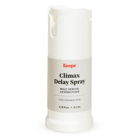 Keeps Climax Delay Spray for Men - Lidocaine Spray for Climax Control - 0.18 fl oz
