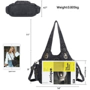 Angel Kiss for Women Large capacity Vegan Leather wallet and Handbags Crossbody Purses Multi pocket shoulder bag