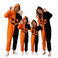 thumbnail image 5 of Curuila Halloween Adult Jumpsuit Flannel Hallowmas Pumpkin Hooded Pajamas For Women And Men Party Fashion Sleepwear Jumpsuit Size L, 5 of 7