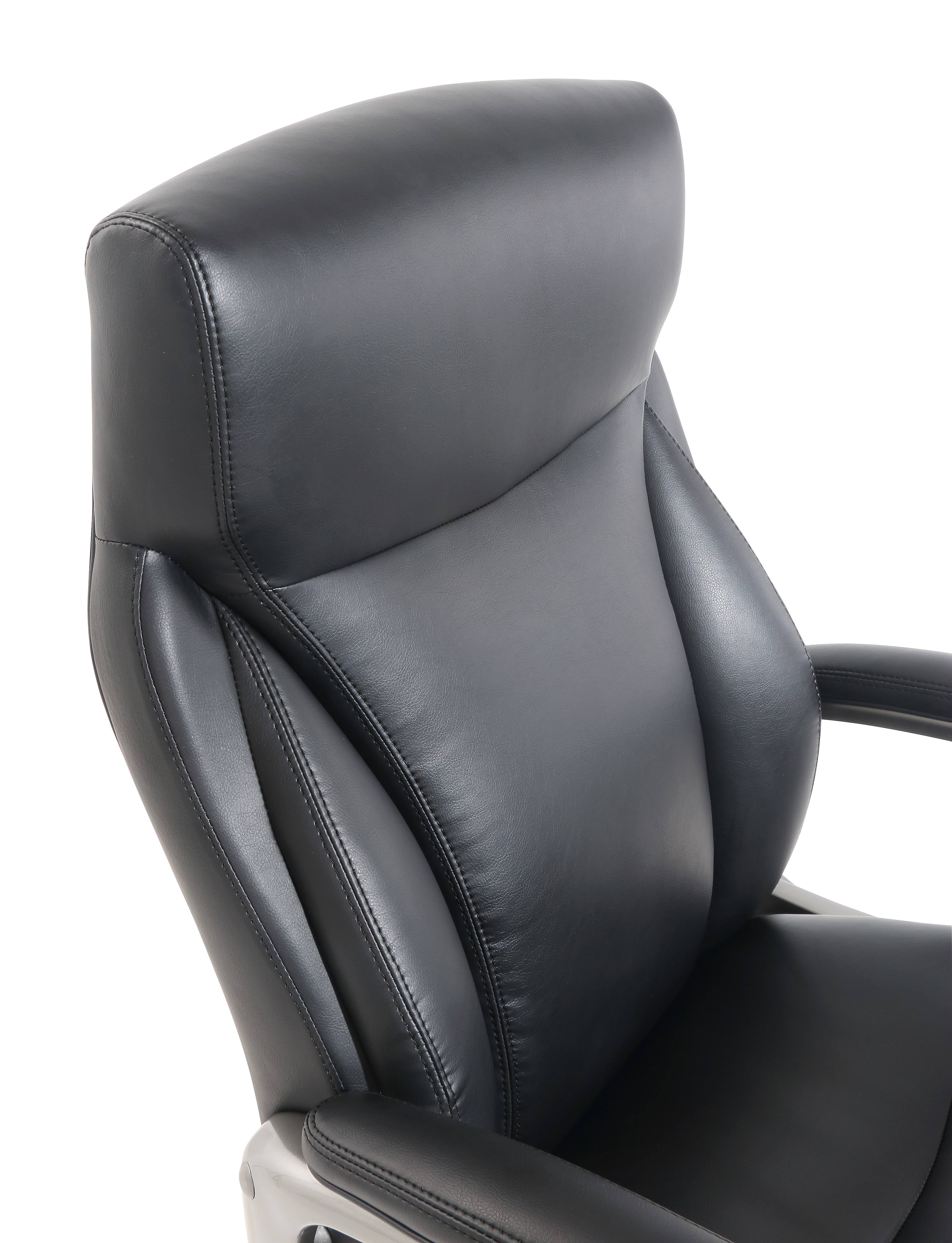La Z Boy Arcadian Bonded Leather Executive Chair Black Walmart Com Walmart Com