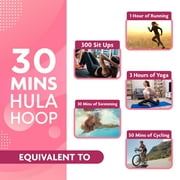 Hula Hoop Fitness Gear - Abs Workout, Weight Loss & Burn Fat (Smart Weighted Hula Hoops /Stomach Exercises)